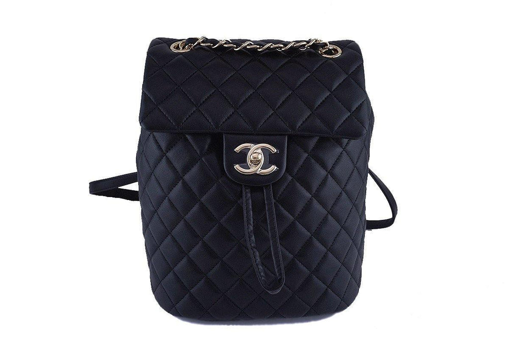 Chanel Gabrielle Backpack Quilted Calfskin Small Black 5834217