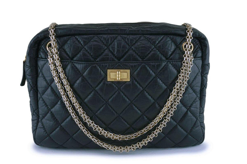 Chanel Black Aged Calfskin Classic Reissue Camera Case Bag GHW – Boutique  Patina