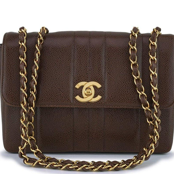 Leather small bag Chanel Brown in Leather - 31556708