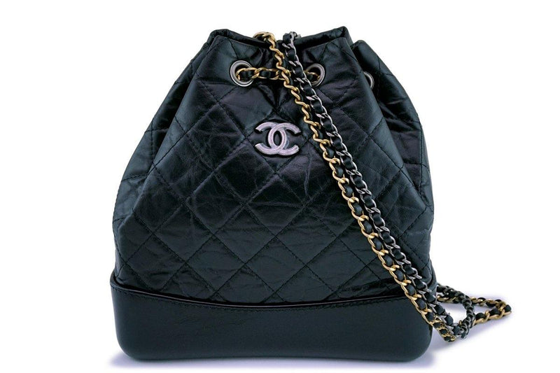 Chanel Gabrielle Backpack Quilted Tweed Small
