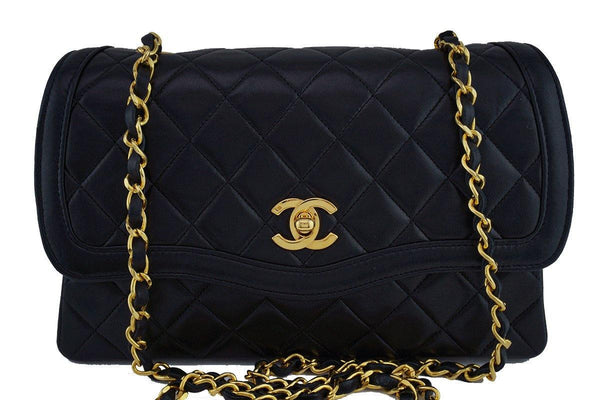 Chanel Black Vintage Quilted Classic 2.55 Flap and Wallet set Bag - Boutique Patina