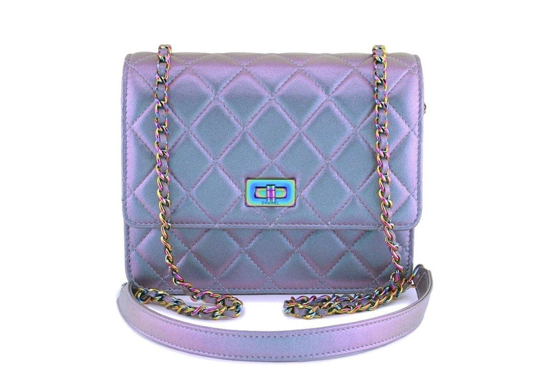 Chanel Iridescent Purple Mermaid Reissue Wallet on Chain WOC Mini Bag –  Boutique Patina