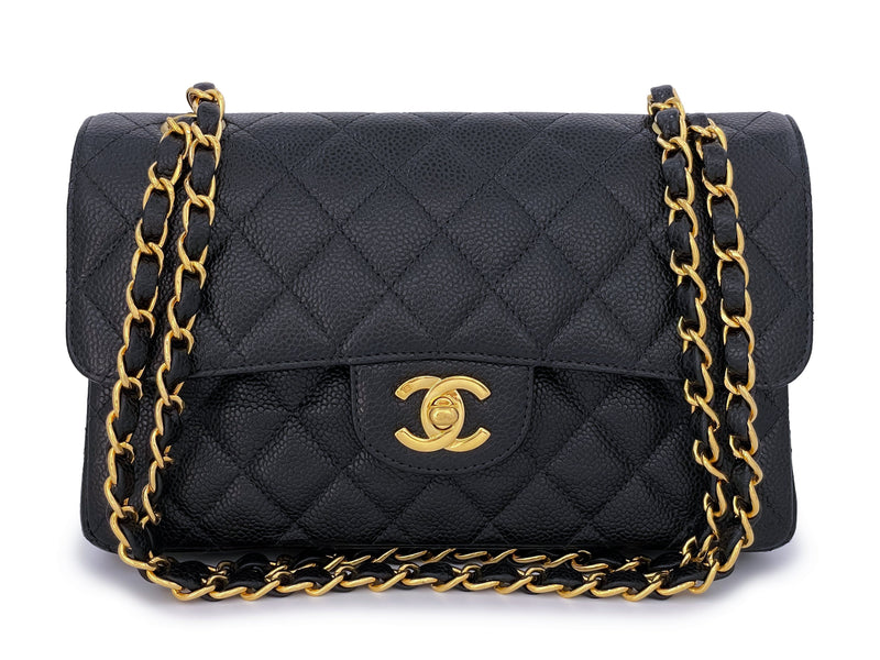 Chanel classic flap bag small caviar Clearance
