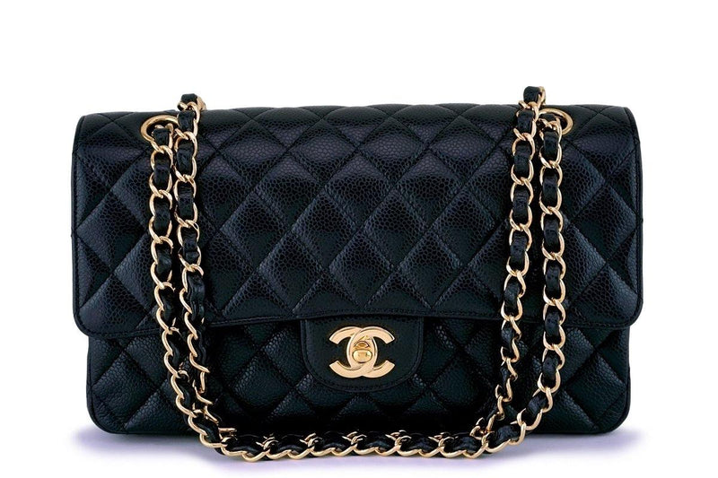 Chanel Black Caviar Medium Classic Double Flap Bag GHW – Boutique