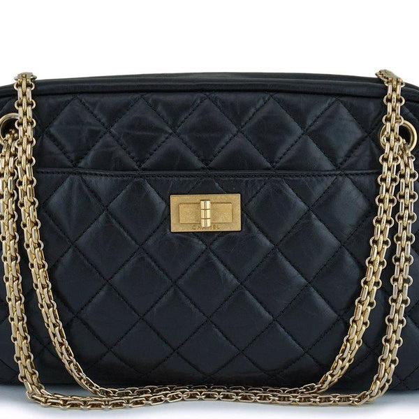 Chanel Black Classic 2.55 Reissue Camera Case Bag GHW – Boutique