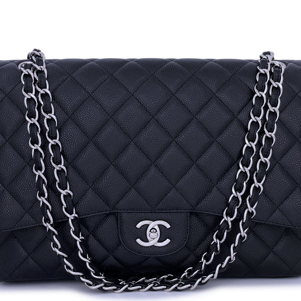 Chanel Brown Maxi Classic Single Flap Bag Beige Leather ref.142008 - Joli  Closet