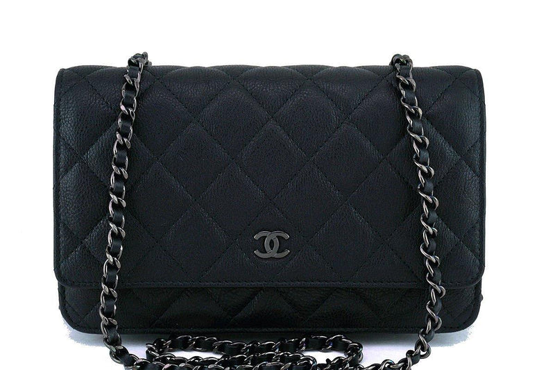 Chanel So Black Wallet on Chain NWT 17S Classic Quilted Bag – Boutique  Patina