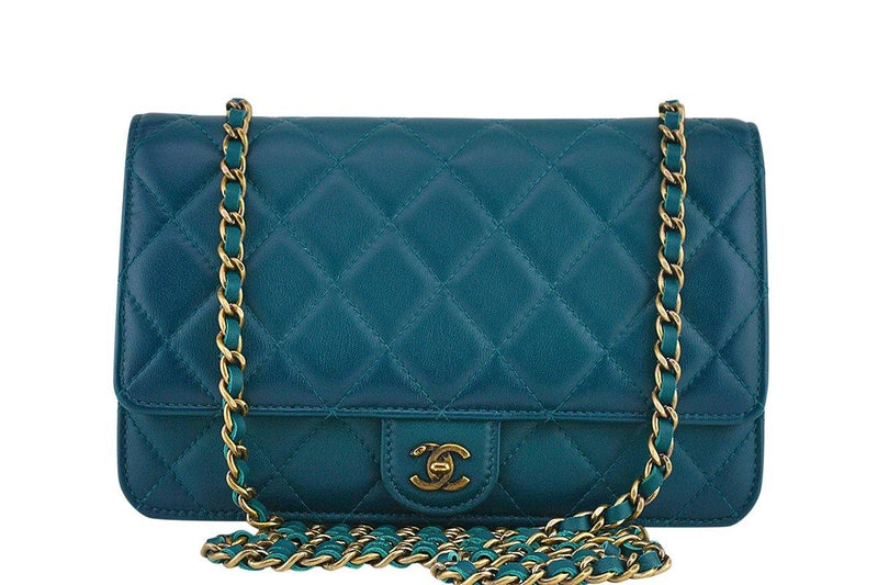 Handbags Chanel Chanel Navy Caviar Lined Flap Chain Shoulder Bag Quilted Leather