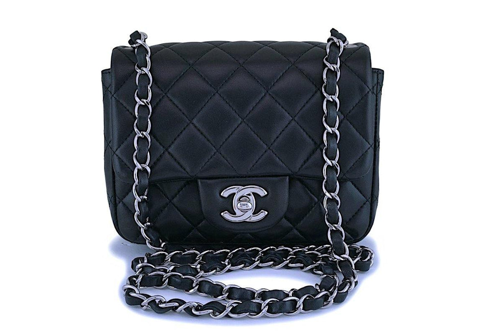 Chanel 2004 Vintage Beige Caviar Square Mini Flap Bag SHW – Boutique Patina