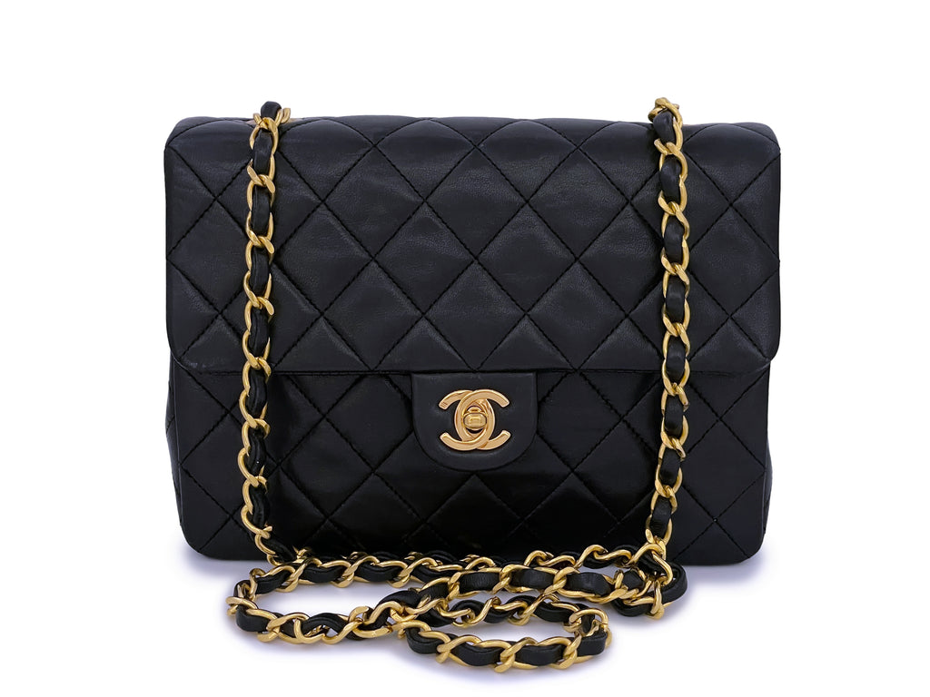 Chanel 1989 Vintage Black 20cm Classic Mini Flap Bag 24k GHW – Boutique  Patina