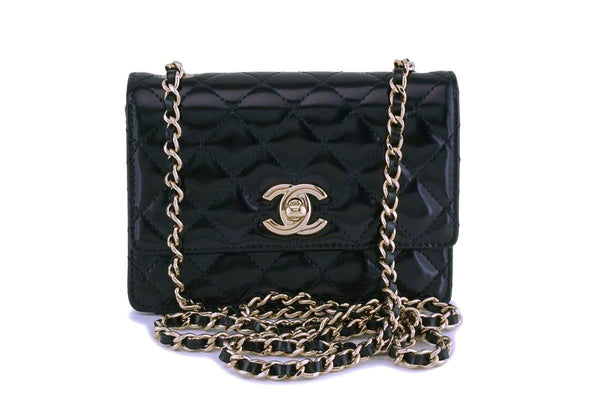 Chanel Glazed Calfskin Ultra Mini Crossbody Classic Flap Bag GHW - Boutique Patina