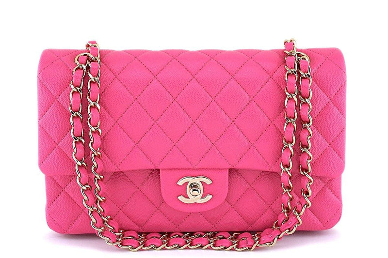 Vintage Chanel Sakura Pink Small Classic Flap in 2023  Chanel classic flap  pink, Chanel handbags classic, Chanel bag