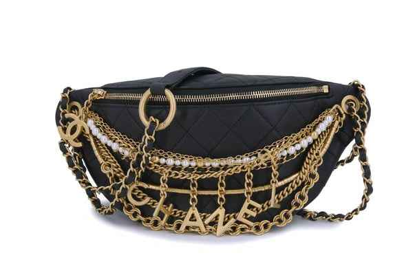 Limited Chanel 19A All About Chains Waist Bag Fanny Pack - Boutique Patina