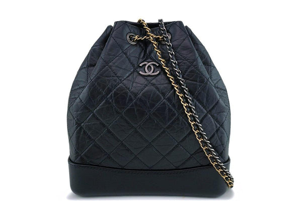 Chanel Black Medium Gabrielle Backpack Rucksack Bag - Boutique Patina