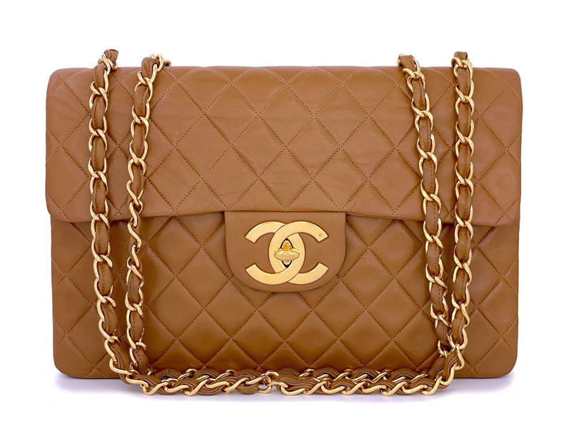 CHANEL, Bags, Chanel Brown Soft Leather Bag