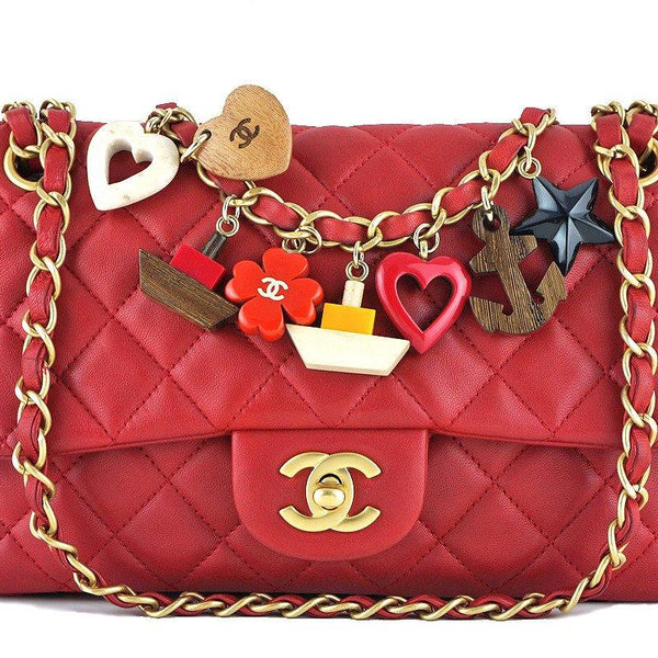 Chanel Red Marine Charms Medium Classic Lambskin Flap Bag – Boutique Patina