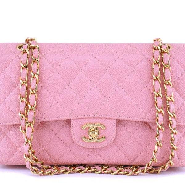 chanel long wallet pink