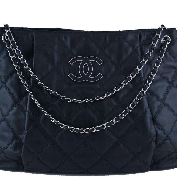 Chanel 16in Black XL Hampton Sensual CC Classic Tote Bag