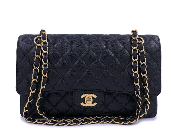 Chanel Black Caviar Maxi Quilted Classic 2.55 Jumbo XL Double Flap Bag –  Boutique Patina