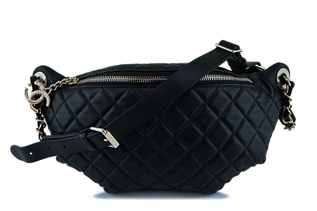 Limited 19A Chanel All About Chains Black XL Waist Bag Fanny Pack –  Boutique Patina