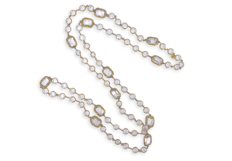Chanel 1981 Clear Chicklet Long Necklace – Boutique Patina
