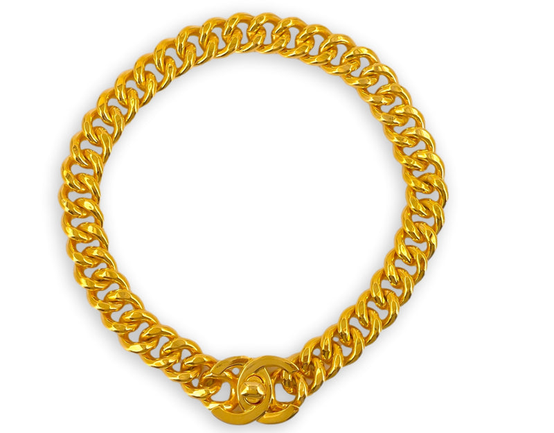 Vintage Chanel Gold Horse Medallion Layering Pendant Necklace – Recess