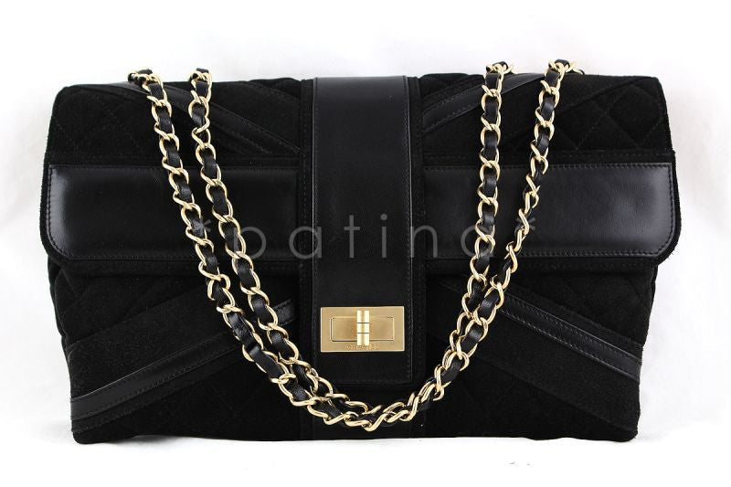 Chanel Black Limited Edition Union Jack Reissue Lock Flap Bag – Boutique  Patina