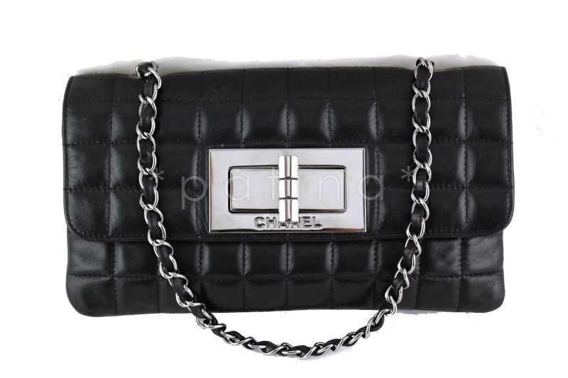 Chanel Black Giant Reissue Lock Classic Flap Bag - Boutique Patina