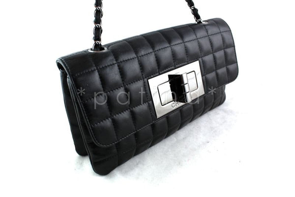 Chanel Black Giant Reissue Lock Classic Flap Bag - Boutique Patina