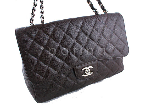 New 18C Chanel Red Caviar Classic Quilted Rectangular Mini 2.55 Flap B – Boutique  Patina