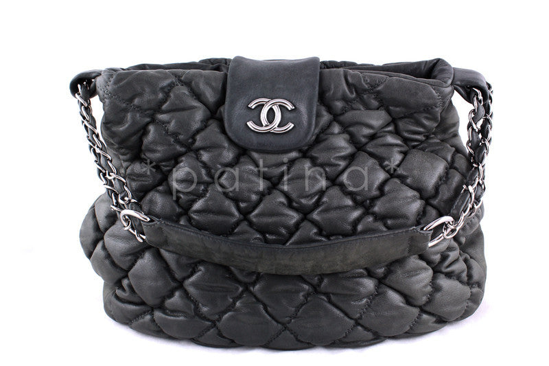 Chanel Gray Large Bubble Quilt Shopper Tote Bag – Boutique Patina