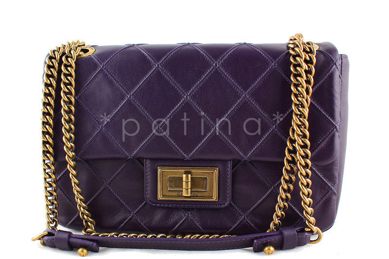 Chanel Purple Violet Reissue Cosmos Flap Bag (New) - Boutique Patina