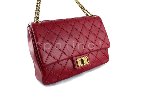 Chanel Red Jumbo Reissue Cosmos Flap Bag - Boutique Patina