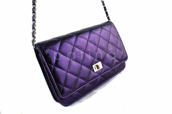 Chanel Iridescent Quilted Lambskin WOC Wallet On Chain Silver Hardware,  2021 Available For Immediate Sale At Sotheby's