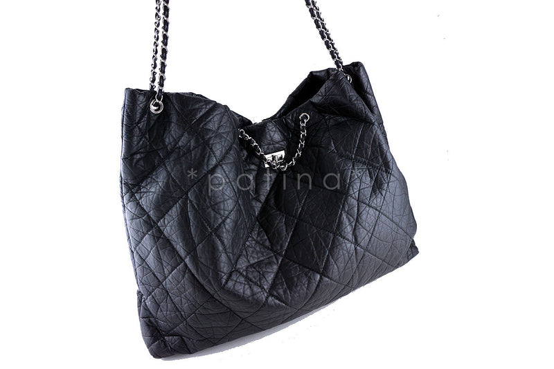 Chanel Black XXL Reissue Giant Surpique Tote Bag – Boutique Patina