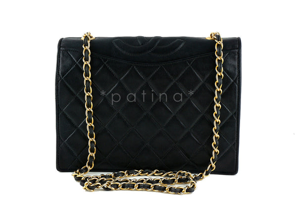 Chanel Black Quilted Vintage Timeless Classic Flap Bag - Boutique Patina