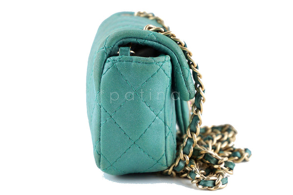 Chanel Turquoise Extra Mini Flap, Precious Jewel Limited 2.55 Bag - Boutique Patina