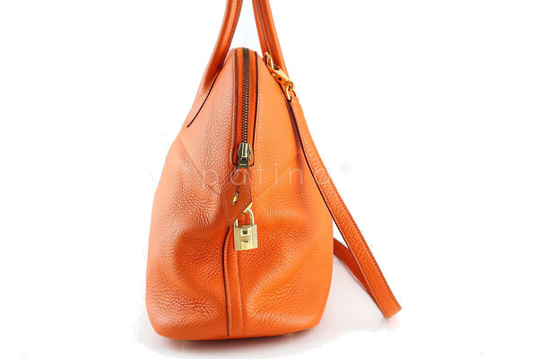 Hermes Orange 35/37cm Bolide Shoulder Tote Bag - Boutique Patina