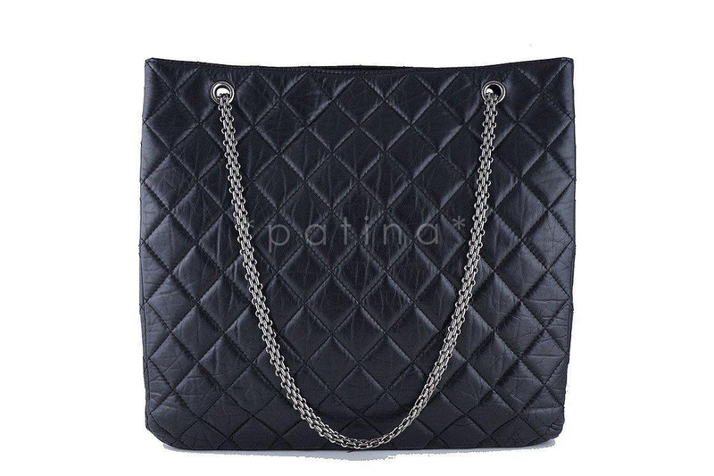 $8,000 Chanel Black Legendary Runway 5 Pocket Reissue Tote Bag - Boutique Patina