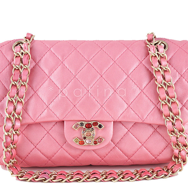 Chanel Limited Pearl Pink Precious Jewel Classic Flap Bag – Boutique Patina