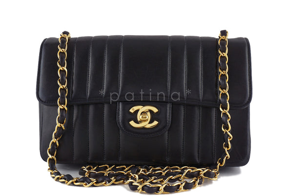 Chanel Vintage Black Mademoiselle Classic Medium Flap Bag - Boutique Patina