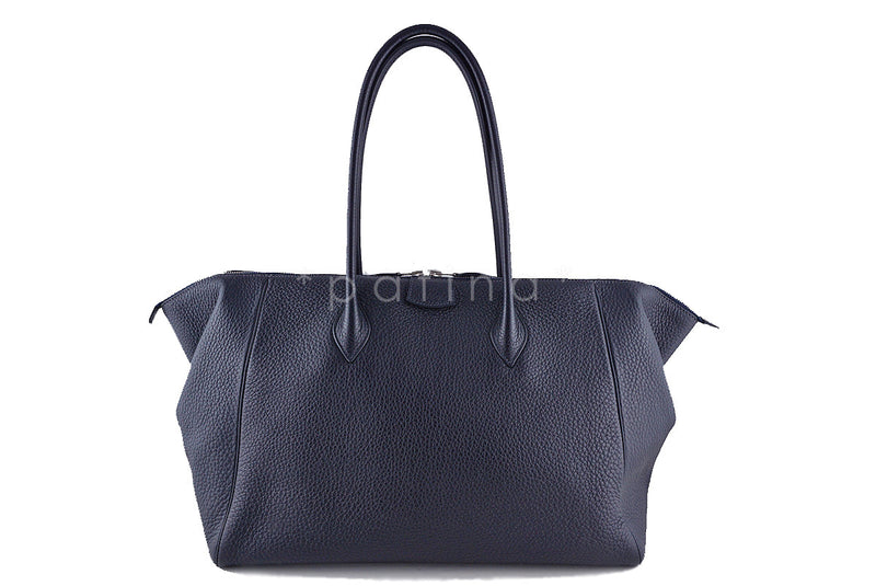 Hermes Indigo 37cm Paris Bombay Shoulder Tote Bag - Boutique Patina