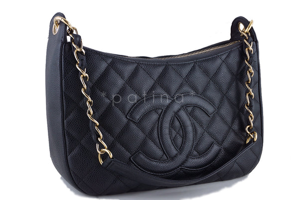 Chanel Black Caviar Quilted Camera Case Shopper Tote Bag - Boutique Patina