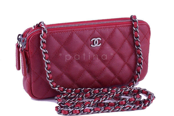 CHANEL, Bags, Authentic Vintage Chanel Burgundy Camera Bag W Gold Cc  Turnlock