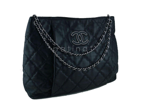 Chanel 16in Black XL Hampton Sensual CC Classic Tote Bag - Boutique Patina