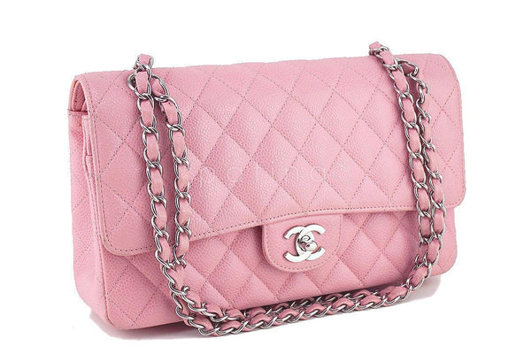 Chanel Pink Caviar Medium Classic 2.55 Double Flap Bag - Boutique Patina