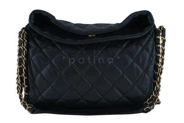 Chanel Black Quilted Ultimate Soft Luxe Chain Around Bag GHW - Boutique Patina