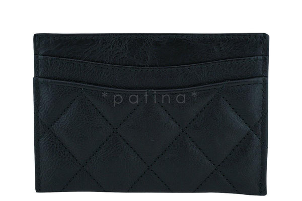 Chanel So Black Slim Card Holder Case Wallet Bag - Boutique Patina