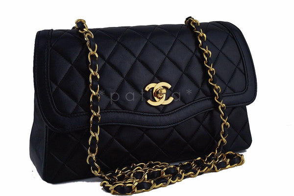Chanel Black Vintage Quilted Classic 2.55 Flap and Wallet set Bag - Boutique Patina