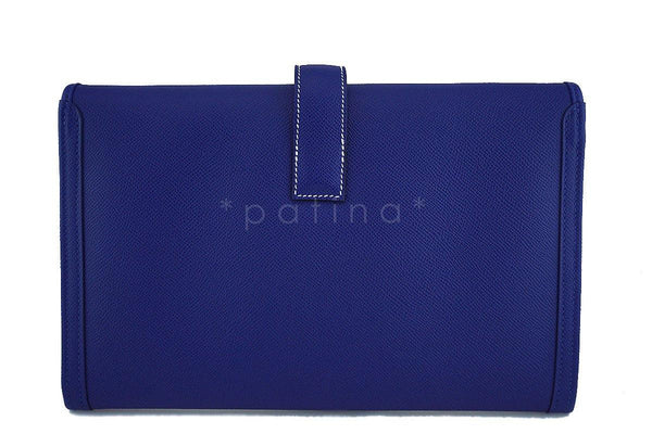 Hermes 42cm Blue Izmir Shoulder Birkin JPG II Tote Bag GHW – Boutique Patina